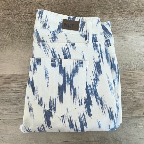 Paige Verdugo Alexandria Ikat Boho Print Ultra Skinny Jeans Size 25 - Picture 4 of 12
